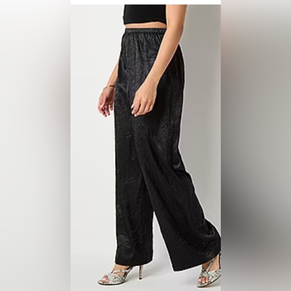 BOLD elements Textured Black Women's Trousers - Picture 5 of 7